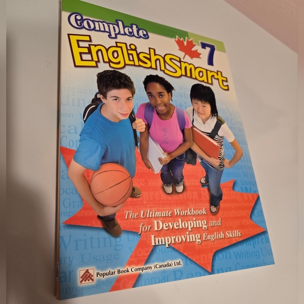 🌈NEW Complete EnglishSmart 7 Grade 7 Canadian Version Book - Picture 1 of 5